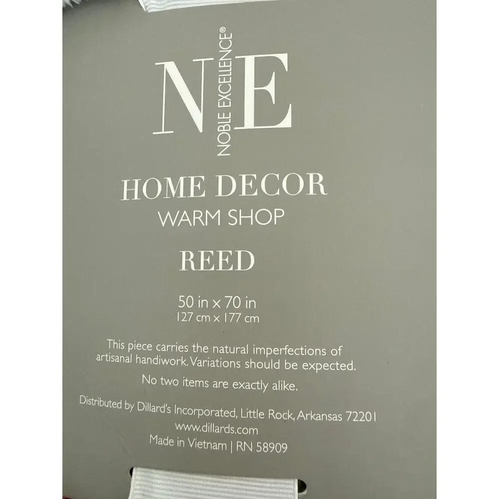 Noble Excellence Dillards Home Decor Warm Shop Reed Throw Blanket Plaid 50x70